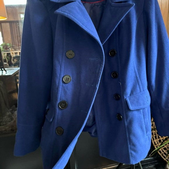 APT 9 🩵 🦋 women’s double buttoned breasted  peacoat size XL - Picture 5 of 8